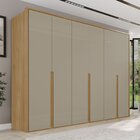 Guarda-roupa Casal 6 Portas 6 Gavetas 100% Mdf Lizz Hannover/