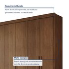 Guarda-roupa Casal 6 Portas 6 Gavetas 100% Mdf Santiago Cacau