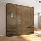 Guarda Roupa Casal 6 Portas 6 Gavetas 2177- Araplac - Demoliç