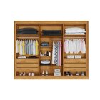 Guarda Roupa Casal 6 Portas 6 Gavetas  Peroba/off White