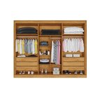 Guarda Roupa Casal 6 Portas 6 Gavetas  Peroba/off White