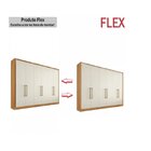 Guarda Roupa Casal 6 Portas 6 Gavetas  Peroba/off White