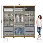 Guarda Roupa Casal 6 Portas 6 Gavetas Andréas Henn