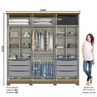 Guarda Roupa Casal 6 Portas 6 Gavetas Andréas Henn
