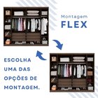 Guarda-roupa Casal 6 Portas 6 Gavetas Angra Expresso Móveis I