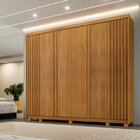 Guarda-roupa Casal 6 Portas 6 Gavetas Arezzo Cinamomo