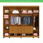 Guarda-roupa Casal 6 Portas 6 Gavetas Arezzo Cinamomo