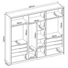 Guarda Roupa Casal 6 Portas 6 Gavetas Atrice D02 Amendola/gra