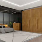 Guarda Roupa Casal 6 Portas 6 Gavetas - Coimbra-cumaru - Móve