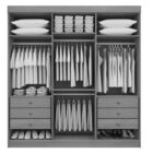 Guarda Roupa Casal 6 Portas 6 Gavetas - Colibri-branco - Móve