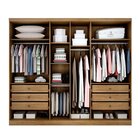 Guarda Roupa Casal 6 Portas 6 Gavetas Com Espelho Lottus Novo