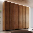 Guarda Roupa Casal 6 Portas 6 Gavetas Com Pés Cancún Rufato I