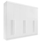 Guarda Roupa Casal 6 Portas 6 Gavetas - Da Vinci Plus-branco