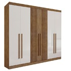 Guarda Roupa Casal 6 Portas 6 Gavetas - Da Vinci Plus Ripado-