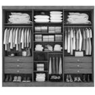 Guarda Roupa Casal 6 Portas 6 Gavetas - Da Vinci Plus Ripado-