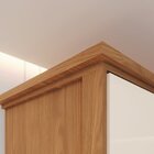 Guarda-roupa Casal 6 Portas 6 Gavetas Dubai Nature/off White