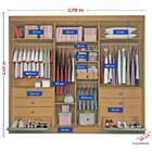 Guarda Roupa Casal 6 Portas 6 Gavetas E 1 Gaveta Com Chave Do