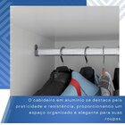 Guarda-roupa Casal 6 Portas 6 Gavetas Florianópolis Branco