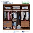 Guarda-roupa Casal 6 Portas 6 Gavetas Florianópolis Cinamomo