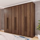 Guarda-roupa Casal 6 Portas 6 Gavetas Florianópolis Imbuia