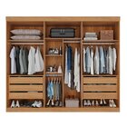 Guarda Roupa Casal 6 Portas 6 Gavetas Gramado 100% Mdf Cinamo