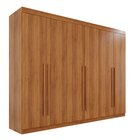 Guarda Roupa Casal 6 Portas 6 Gavetas Gramado 100% Mdf Cinamo