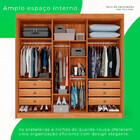 Guarda-roupa Casal 6 Portas 6 Gavetas Granada 100 Mdf Sallêto