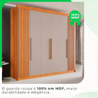 Guarda-roupa Casal 6 Portas 6 Gavetas Granada 100 Mdf Sallêto