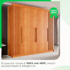Guarda-roupa Casal 6 Portas 6 Gavetas Granada 100 Mdf Sallêto