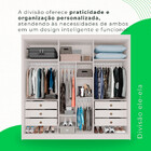 Guarda-roupa Casal 6 Portas 6 Gavetas Granada 100 Mdf Sallêto