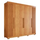 Guarda-roupa Casal 6 Portas 6 Gavetas Granada Com Pés 100% Mdf