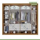 Guarda-roupa Casal 6 Portas 6 Gavetas Imperatore Rovere Natur