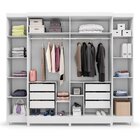 Guarda-roupa Casal 6 Portas 6 Gavetas Imperial Branco