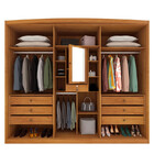 Guarda Roupa Casal 6 Portas 6 Gavetas - Madrid-cinamomo/off W