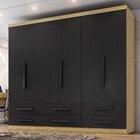 Guarda Roupa Casal 6 Portas 6 Gavetas Maximus Plus Freijó/pre