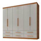 Guarda Roupa Casal 6 Portas 6 Gavetas Maximus Plus Ii Zanzini