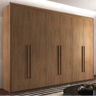 Guarda-roupa Casal 6 Portas 6 Gavetas Mdf Milão Rufato Imbuia