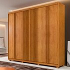 Guarda-roupa Casal 6 Portas 6 Gavetas Montreal Cinamomo
