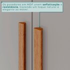 Guarda Roupa Casal 6 Portas 6 Gavetas Olímpia Cinamomo/off Wh