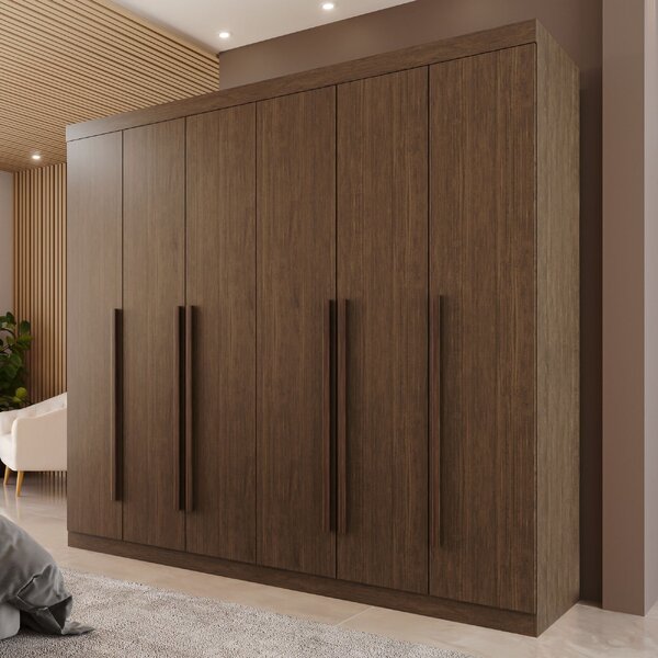 Guarda Roupa Casal 6 Portas 6 Gavetas Olímpia New Canion