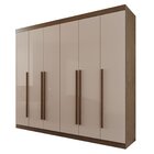 Guarda Roupa Casal 6 Portas 6 Gavetas Olímpia New Canion/off