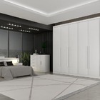 Guarda Roupa Casal 6 Portas 6 Gavetas - Orfeus-branco - Móvei