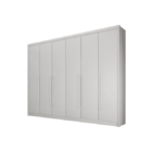 Guarda Roupa Casal 6 Portas 6 Gavetas - Orfeus-branco - Móvei