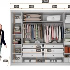 Guarda Roupa Casal 6 Portas 6 Gavetas - Orfeus Ripado-branco