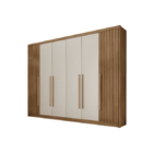 Guarda Roupa Casal 6 Portas 6 Gavetas - Orfeus Ripado-cumaru/