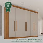 Guarda-roupa Casal 6 Portas 6 Gavetas Órion Premium 100% Mdf