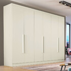 Guarda Roupa Casal 6 Portas 6 Gavetas - Oslo-off White - Made