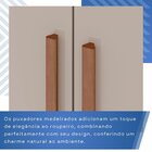 Guarda-roupa Casal 6 Portas 6 Gavetas Paraty Cinamomo/off Whi