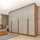 Guarda Roupa Casal 6 Portas 6 Gavetas - Realeza-cinamomo/off