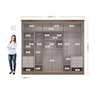 Guarda Roupa Casal 6 Portas 6 Gavetas Rhodes Espresso Móveis